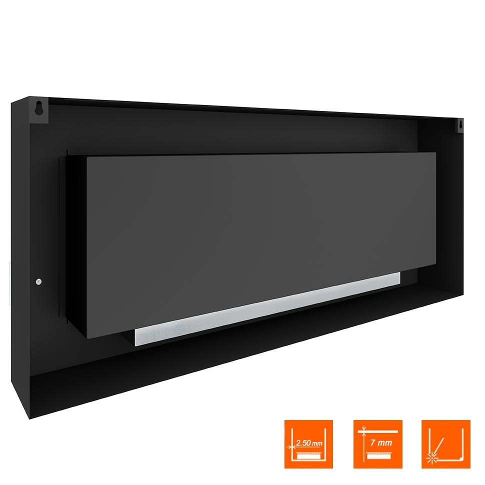 Биокамин SteelHeat WALL GRAND 1500 черный Биокамин SteelHeat WALL GRAND 1500 черный по цене 57 960 руб.