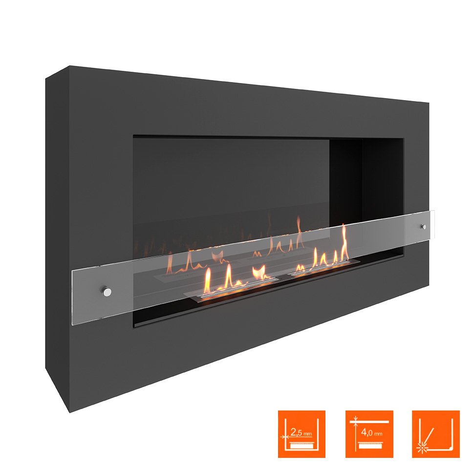 Биокамин SteelHeat WALL GRAND 1200 LITE черный, стекло, стемалит Биокамин SteelHeat WALL GRAND 1200 LITE черный, стекло, стемалит по цене 53 340 руб.