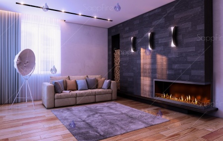 Встраиваемый угловой очаг 600 SappFire по цене 33 990 руб.