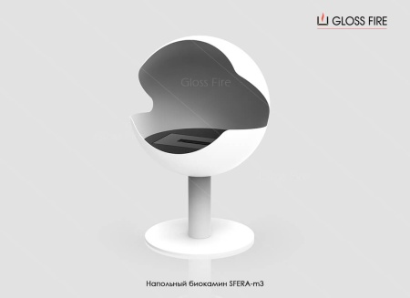 Напольный биокамин Sfera-m3 по цене 130 100 руб.