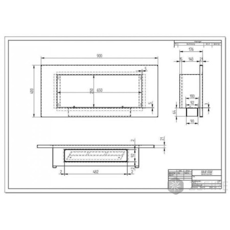 Биокамин ZeFire Elliot horizontal 900 по цене 32 500 руб.