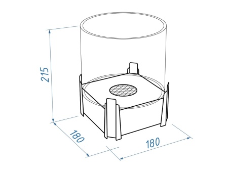 Настольный биокамин Lux Fire Зодиак "Рыбы" Чёрный по цене 15 000 руб.