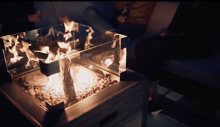 Газовый камин Square Lime Газовый камин Square Lime