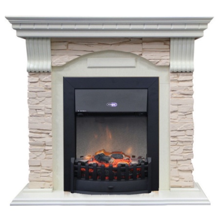 Dublin арочный скальный шампань (слоновая кость)+Lydon Black