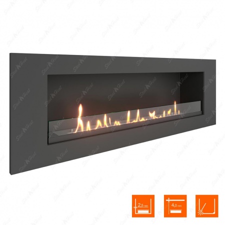 Биокамин SteelHeat LONG 1200 XL стекло Биокамин SteelHeat LONG 1200 XL стекло по цене 41 904 руб.