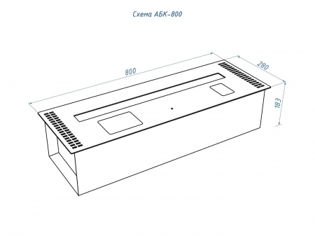 Автоматический биокамин Lux Fire Smart Flame 800 Black по цене 
