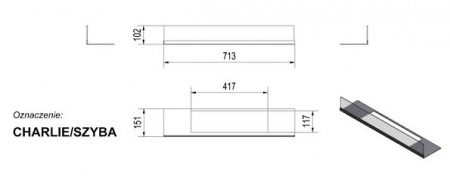 Стекло декоративное для биокамина CHARLIE по цене €135