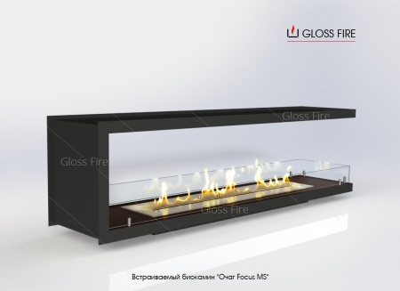 Встраиваемый биокамин Очаг Focus MS-арт.002 по цене 63 800 руб.
