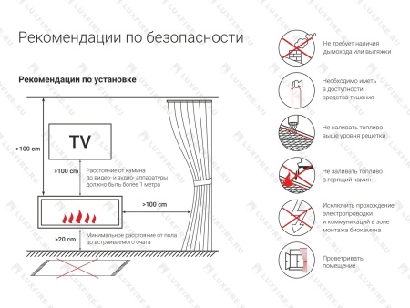 Портальный биокамин Lux Fire "Фаер Бокс 2 - 33" по цене 69 190 руб.